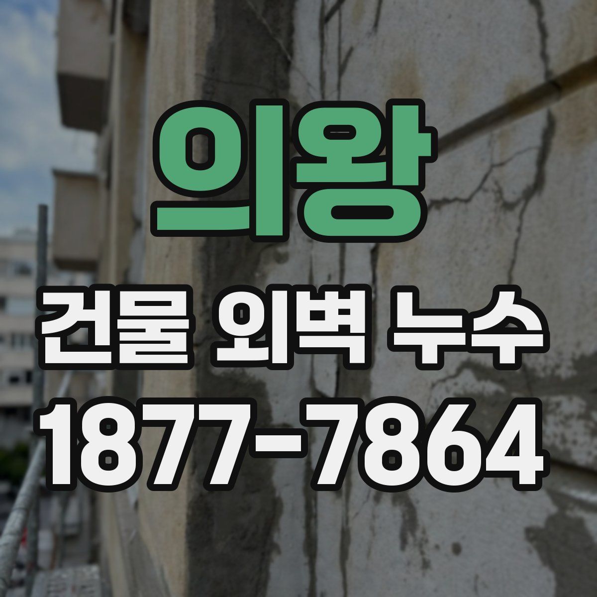 의왕 건물 외벽 누수