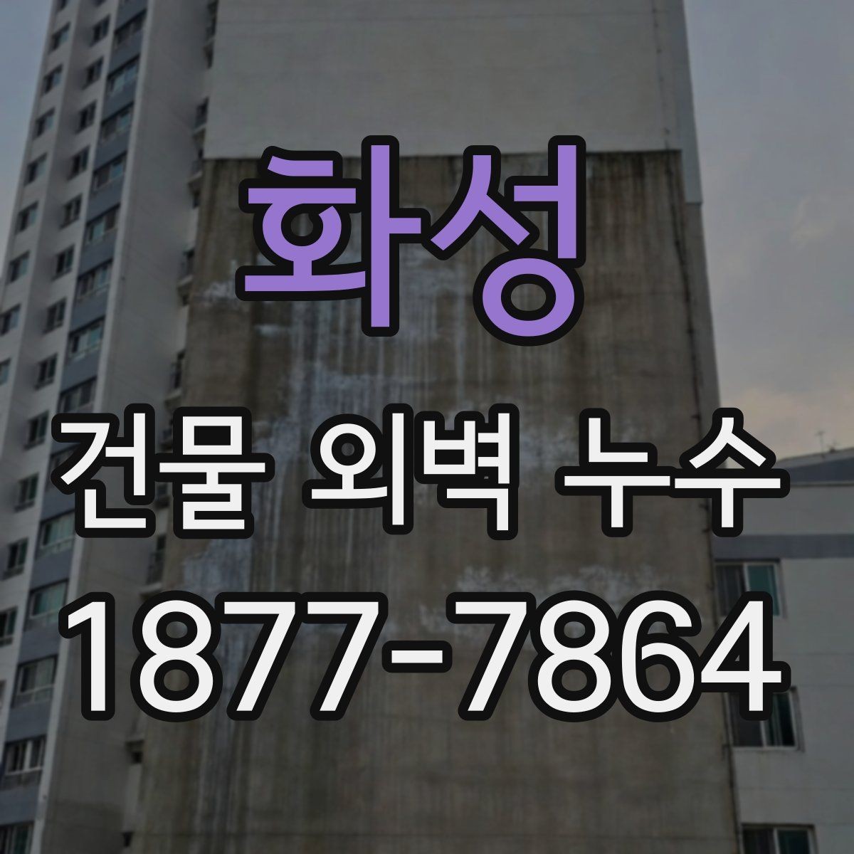 화성 건물 외벽 누수 진단이 필요한 대표 증상
