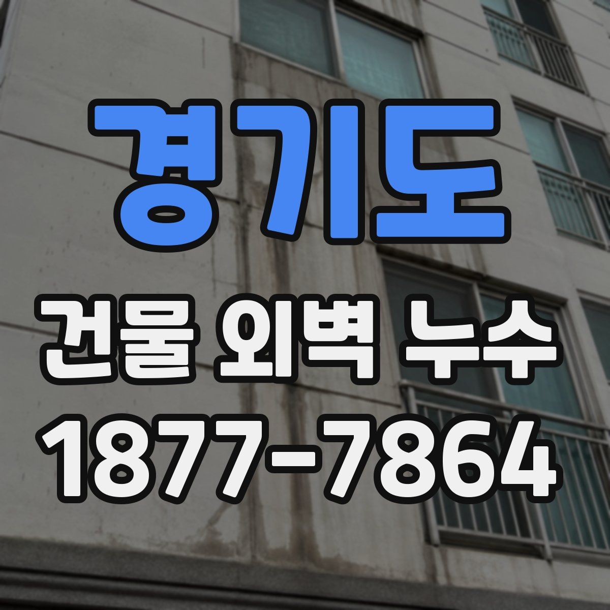 경기도 건물 외벽 누수