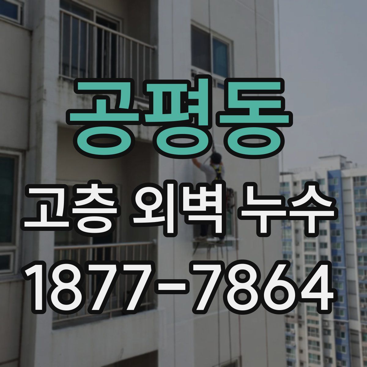 공평동 고층 외벽 누수