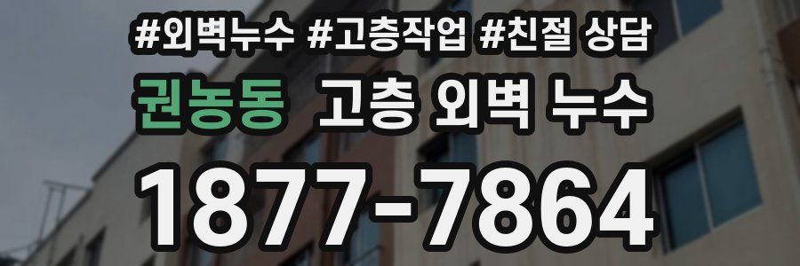 권농동 고층 외벽 누수