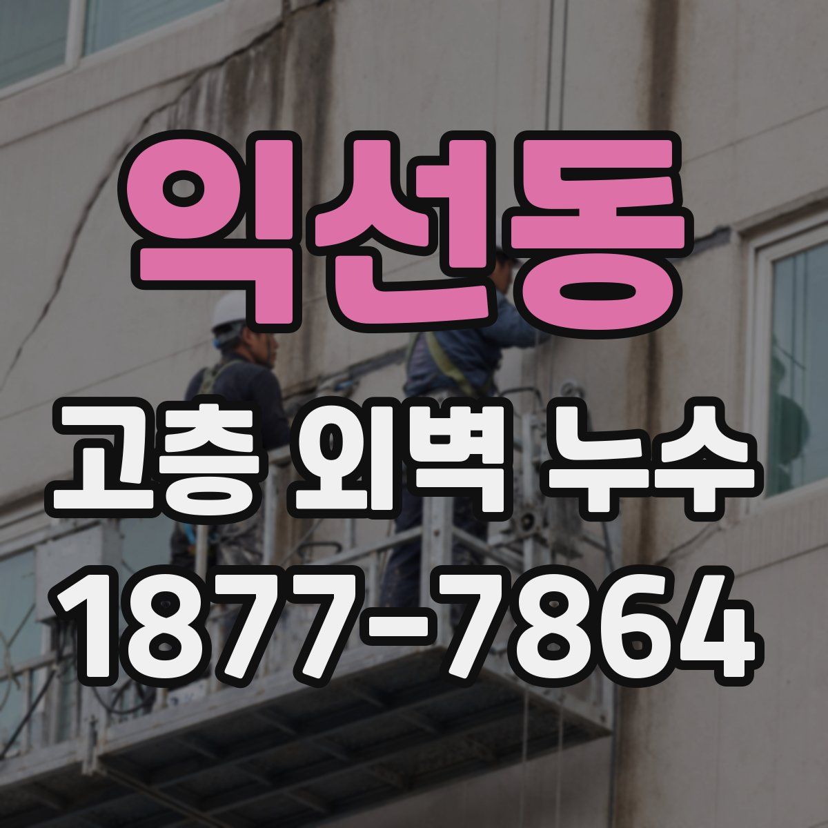 익선동 고층 외벽 누수