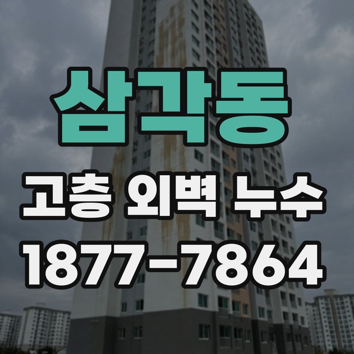 삼각동 고층 외벽 누수 보수 시기 판단 기준