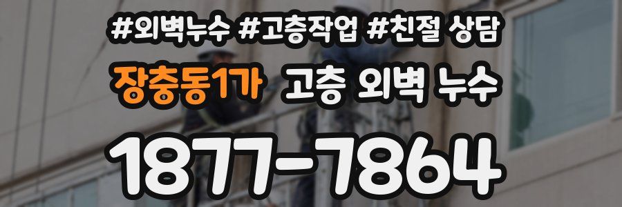 장충동1가 고층 외벽 누수