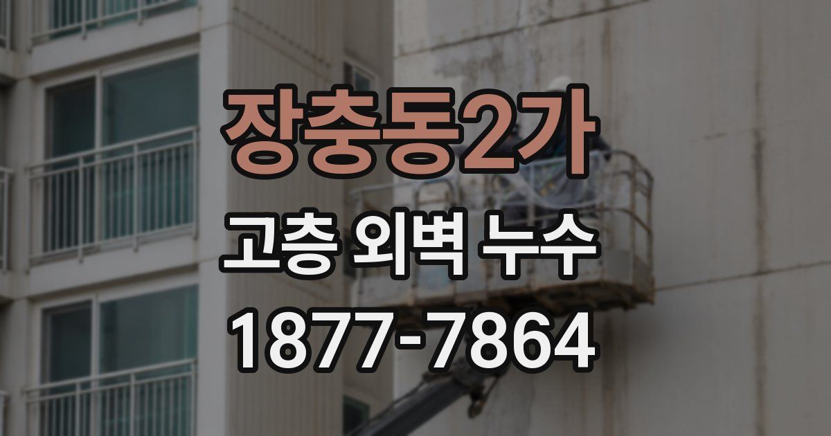 장충동2가 고층 외벽 누수