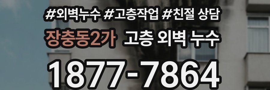 장충동2가 고층 외벽 누수
