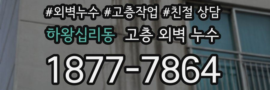 하왕십리동 고층 외벽 누수