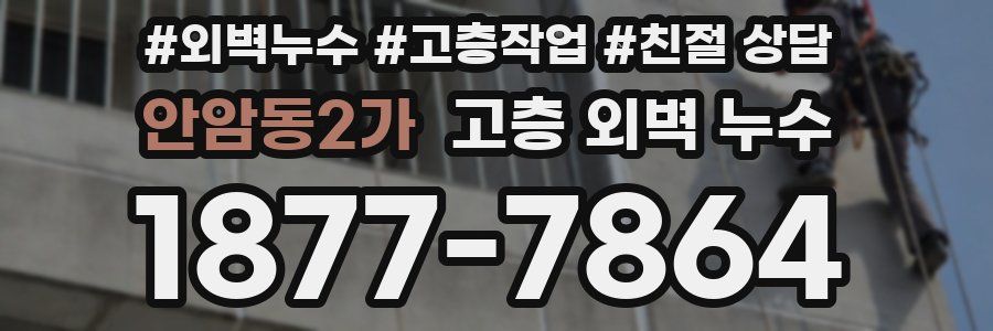 안암동2가 고층 외벽 누수
