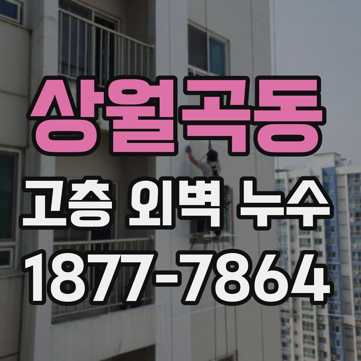상월곡동 고층 외벽 누수