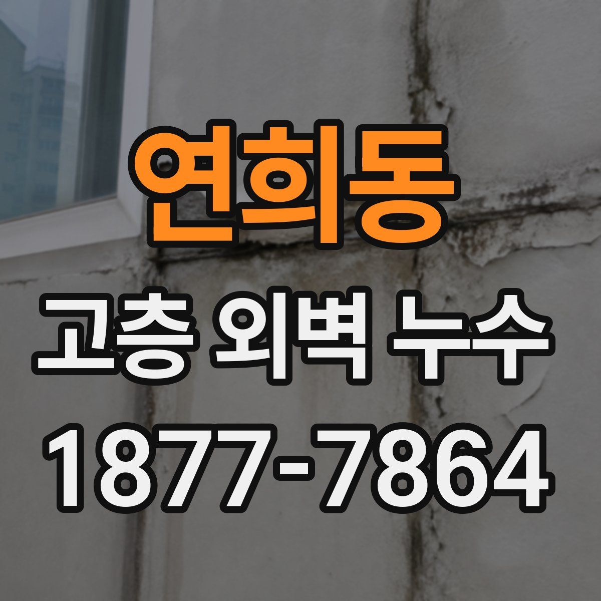 연희동 고층 외벽 누수