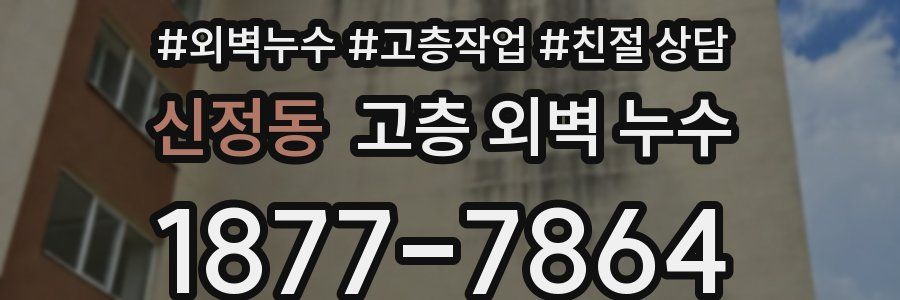 신정동 고층 외벽 누수
