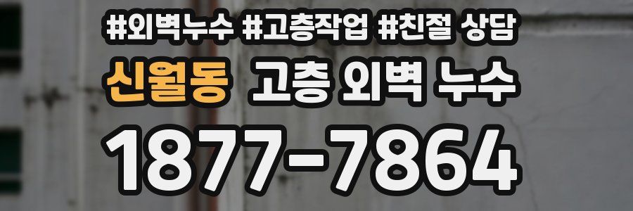 신월동 고층 외벽 누수
