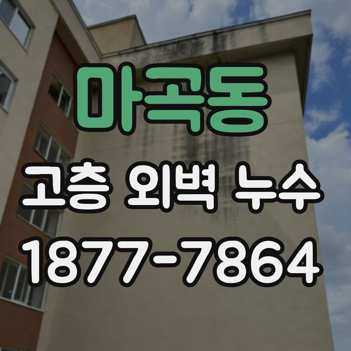 마곡동 고층 외벽 누수 의심 사례를 통해 보는 판단 기준