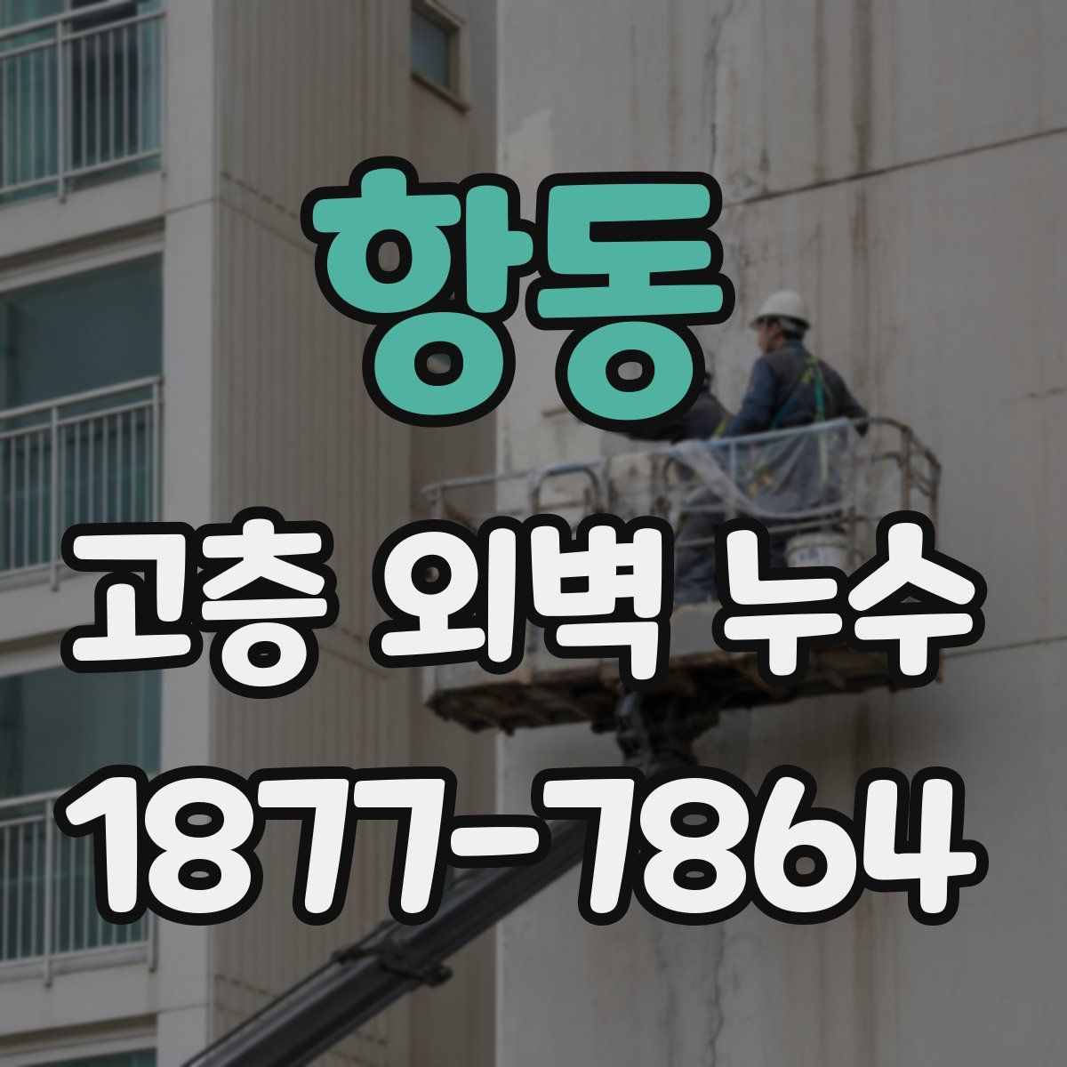 항동 고층 외벽 누수
