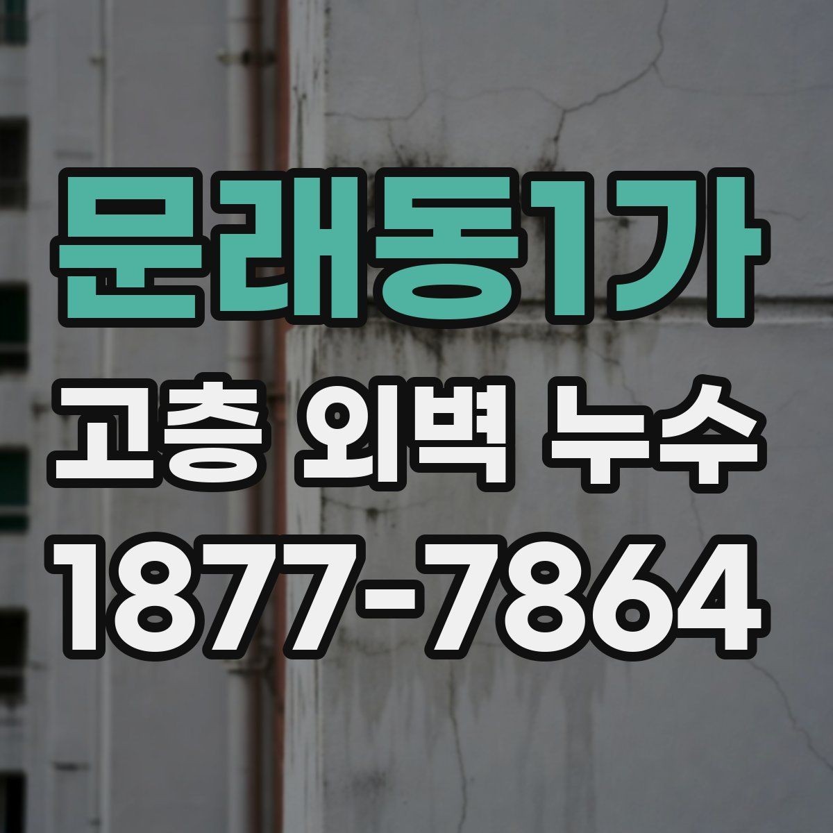 문래동1가 고층 외벽 누수 점검 전에 준비할 항목