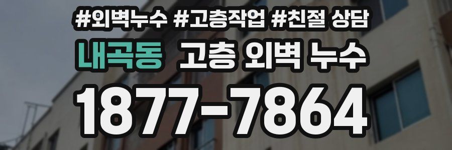 내곡동 고층 외벽 누수