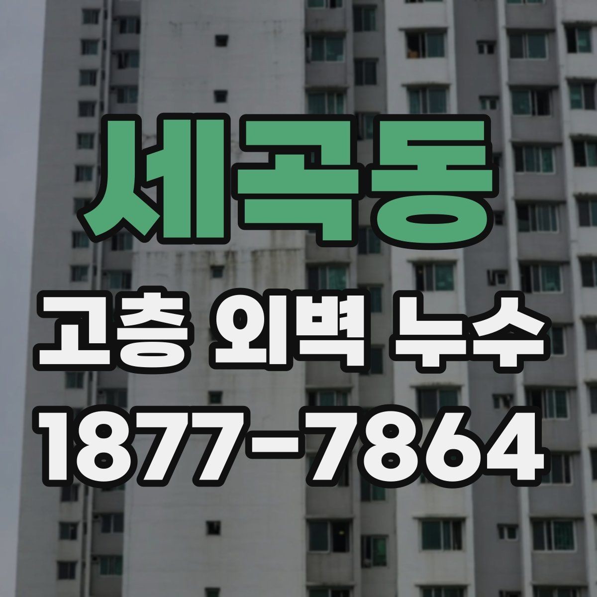 세곡동 고층 외벽 누수 해결 과정에서 흔히 생기는 착오