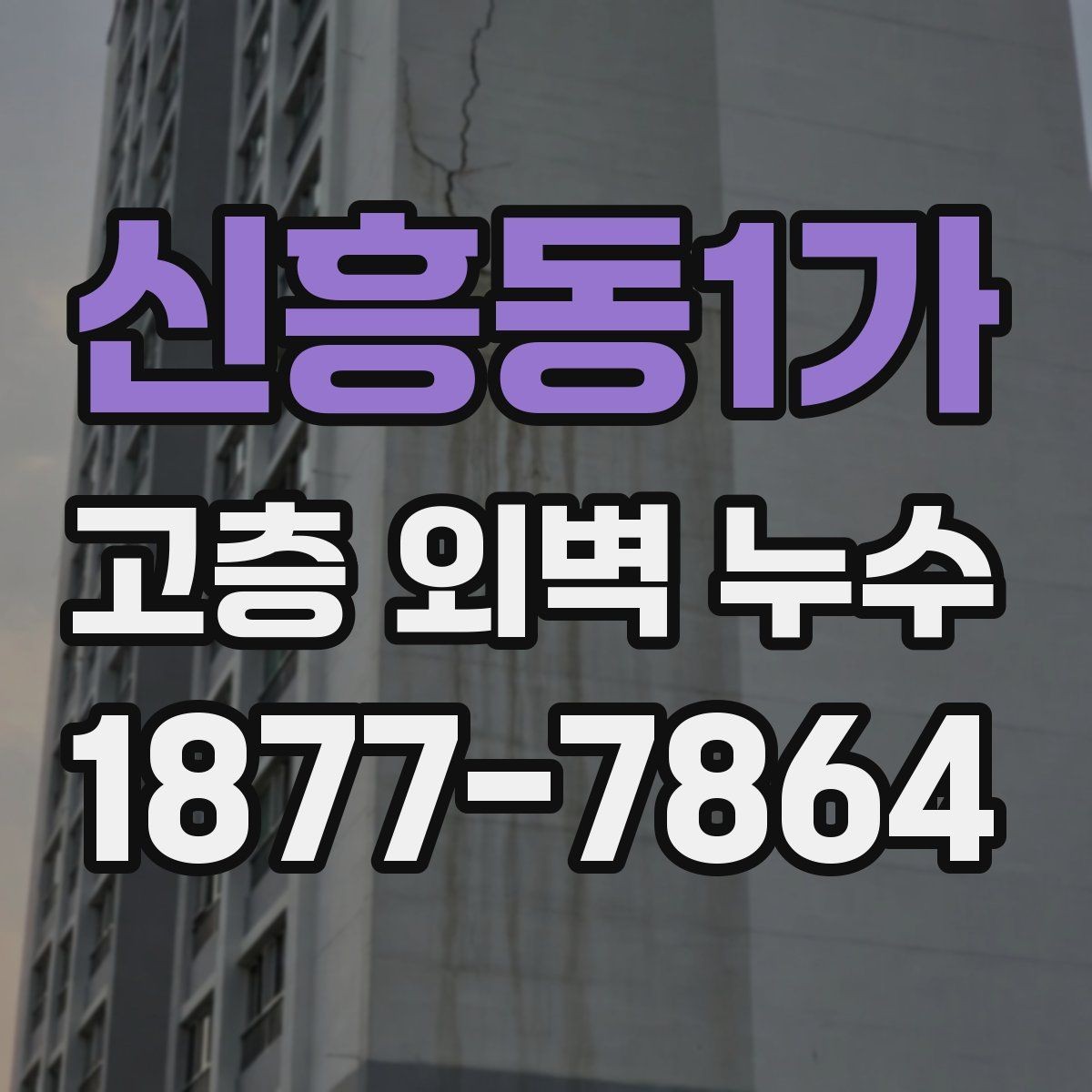 신흥동1가 고층 외벽 누수 비슷한 증상과 구별하는 기준