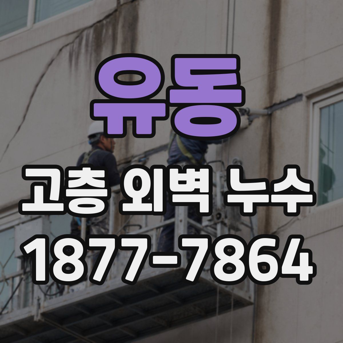 유동 고층 외벽 누수