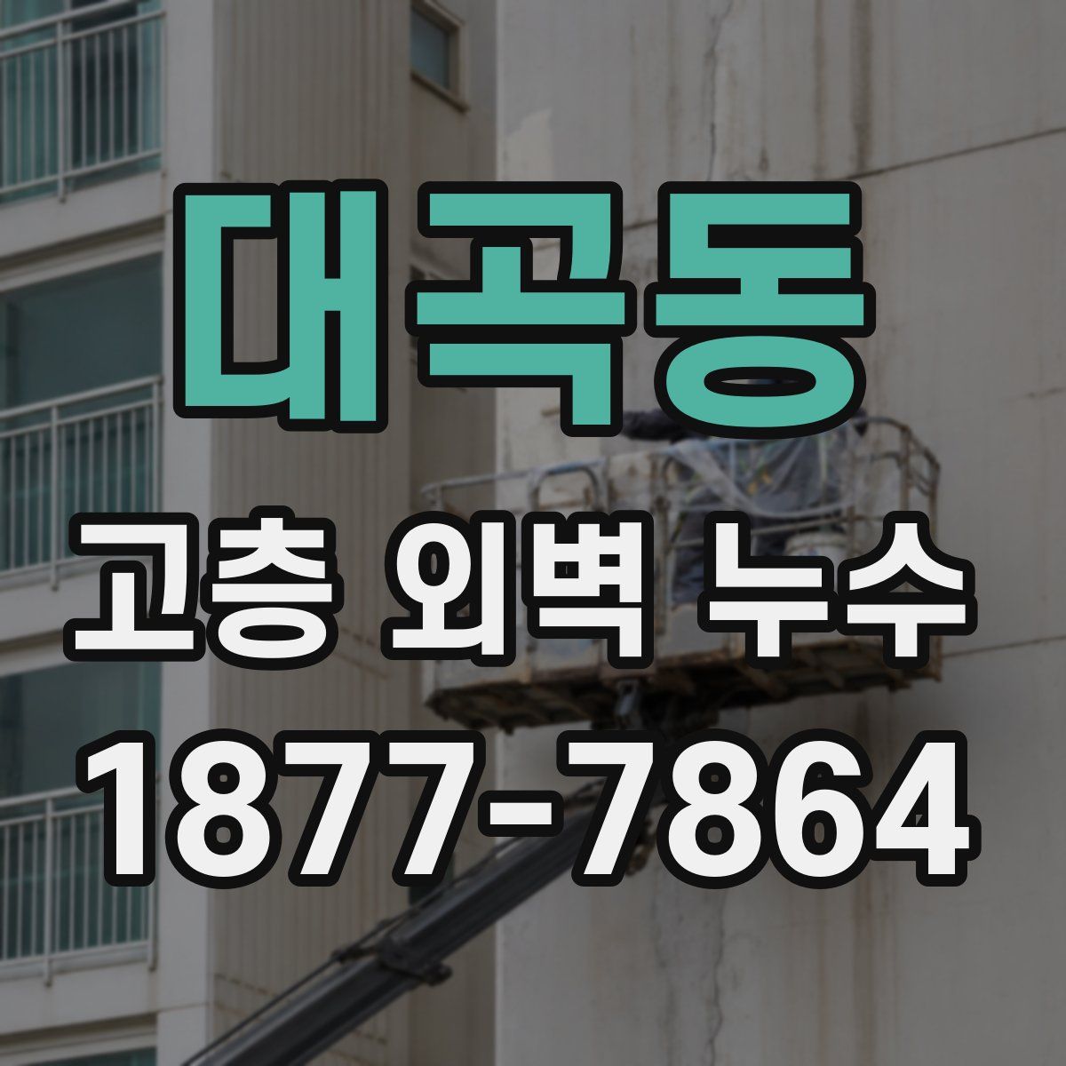 대곡동 고층 외벽 누수