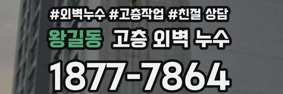 왕길동 고층 외벽 누수