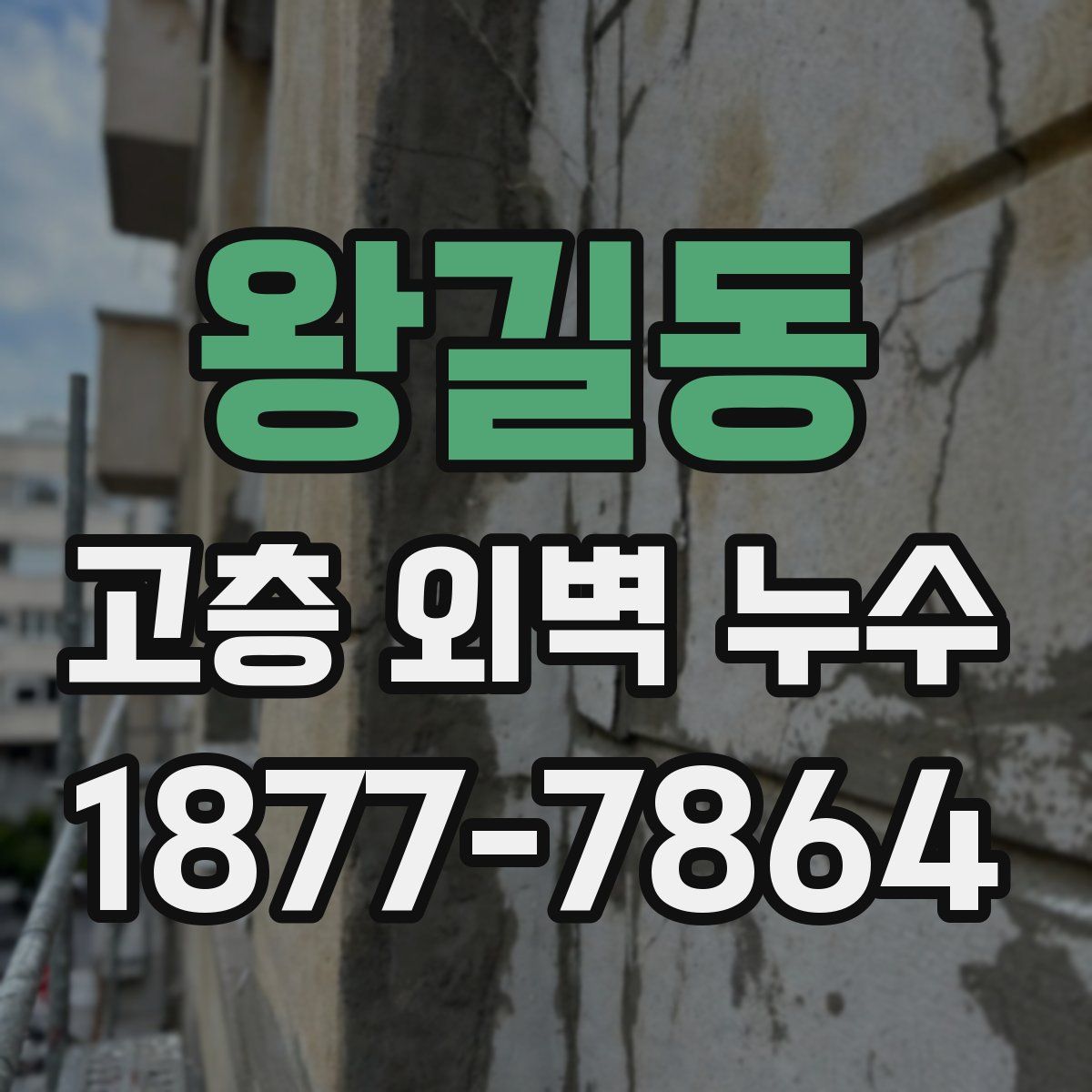 왕길동 고층 외벽 누수