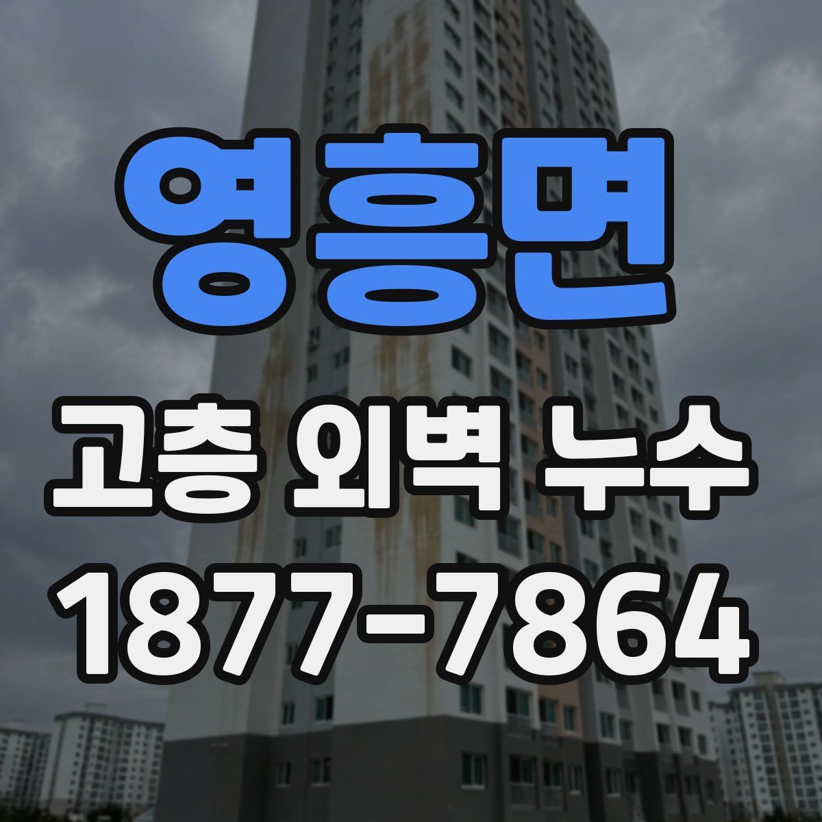 영흥면 고층 외벽 누수