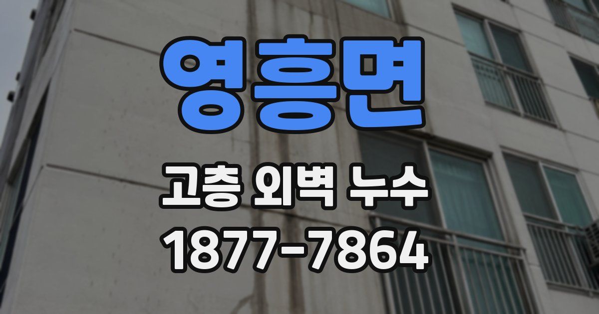 영흥면 고층 외벽 누수