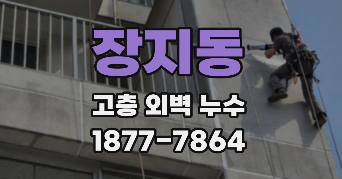장지동 고층 외벽 누수