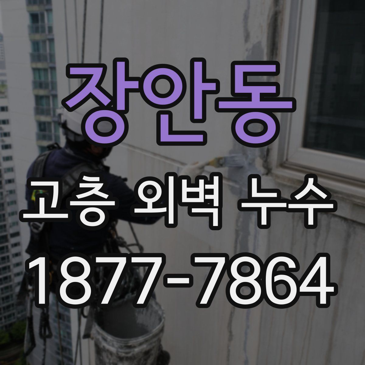 장안동 고층 외벽 누수