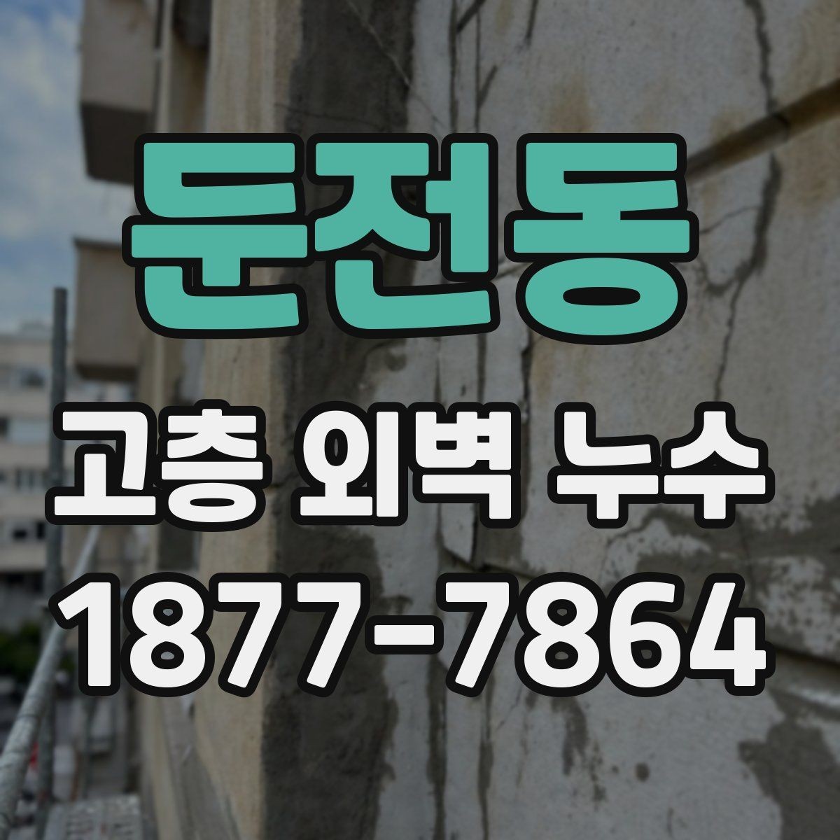 둔전동 고층 외벽 누수 시공 방식별 차이 알아보기