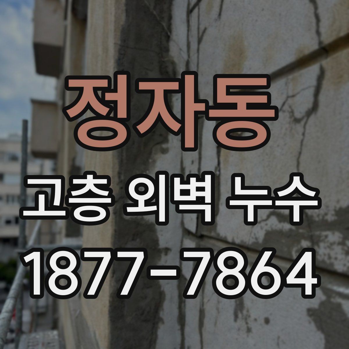 정자동 고층 외벽 누수 보수 후 재점검이 필요한 이유