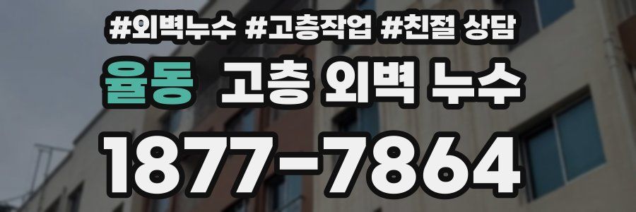 율동 고층 외벽 누수