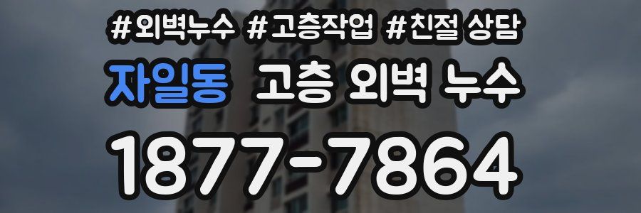 자일동 고층 외벽 누수