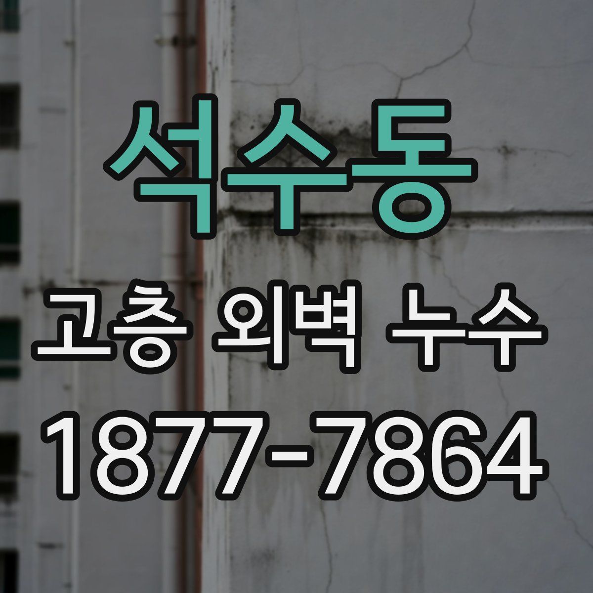 석수동 고층 외벽 누수