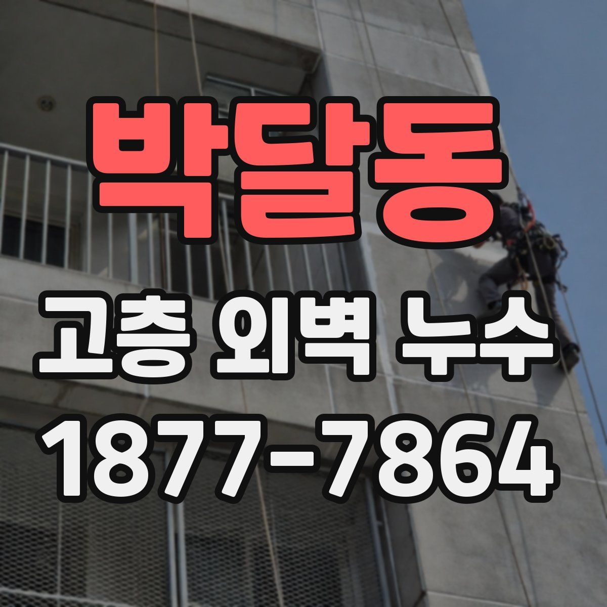 박달동 고층 외벽 누수