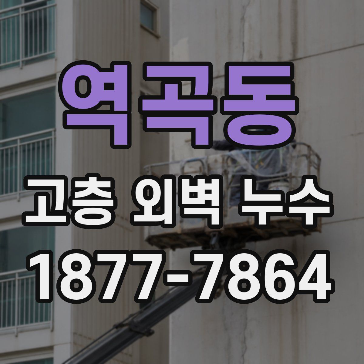 역곡동 고층 외벽 누수