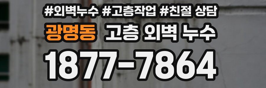 광명동 고층 외벽 누수