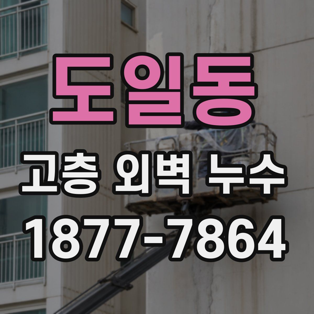 도일동 고층 외벽 누수
