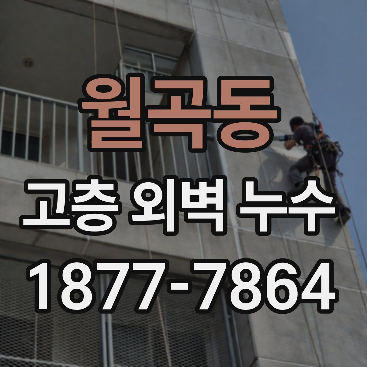 월곡동 고층 외벽 누수