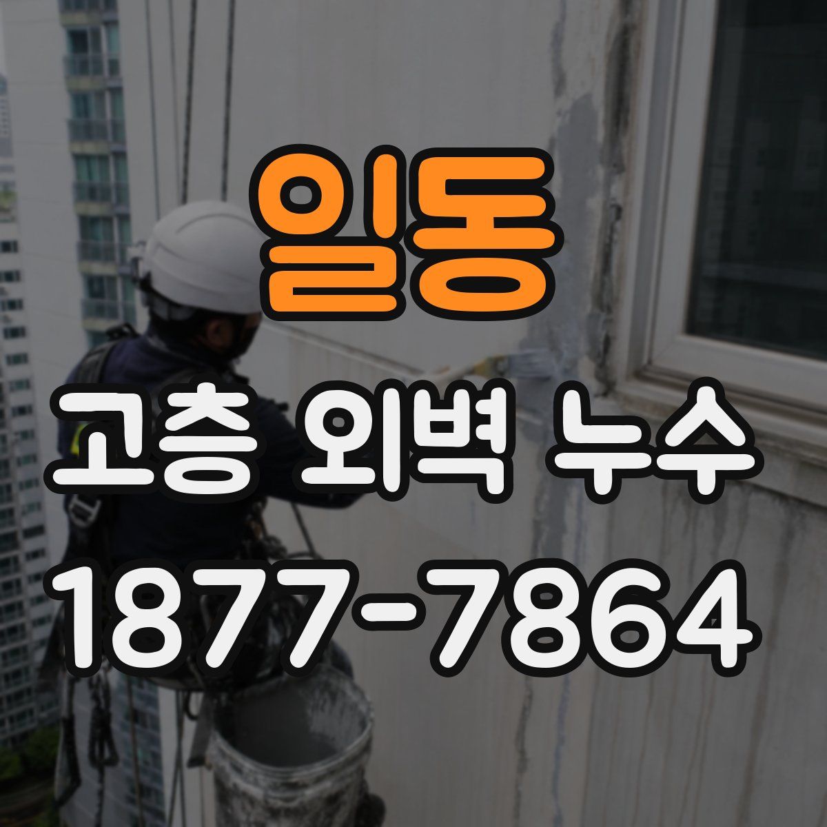 일동 고층 외벽 누수