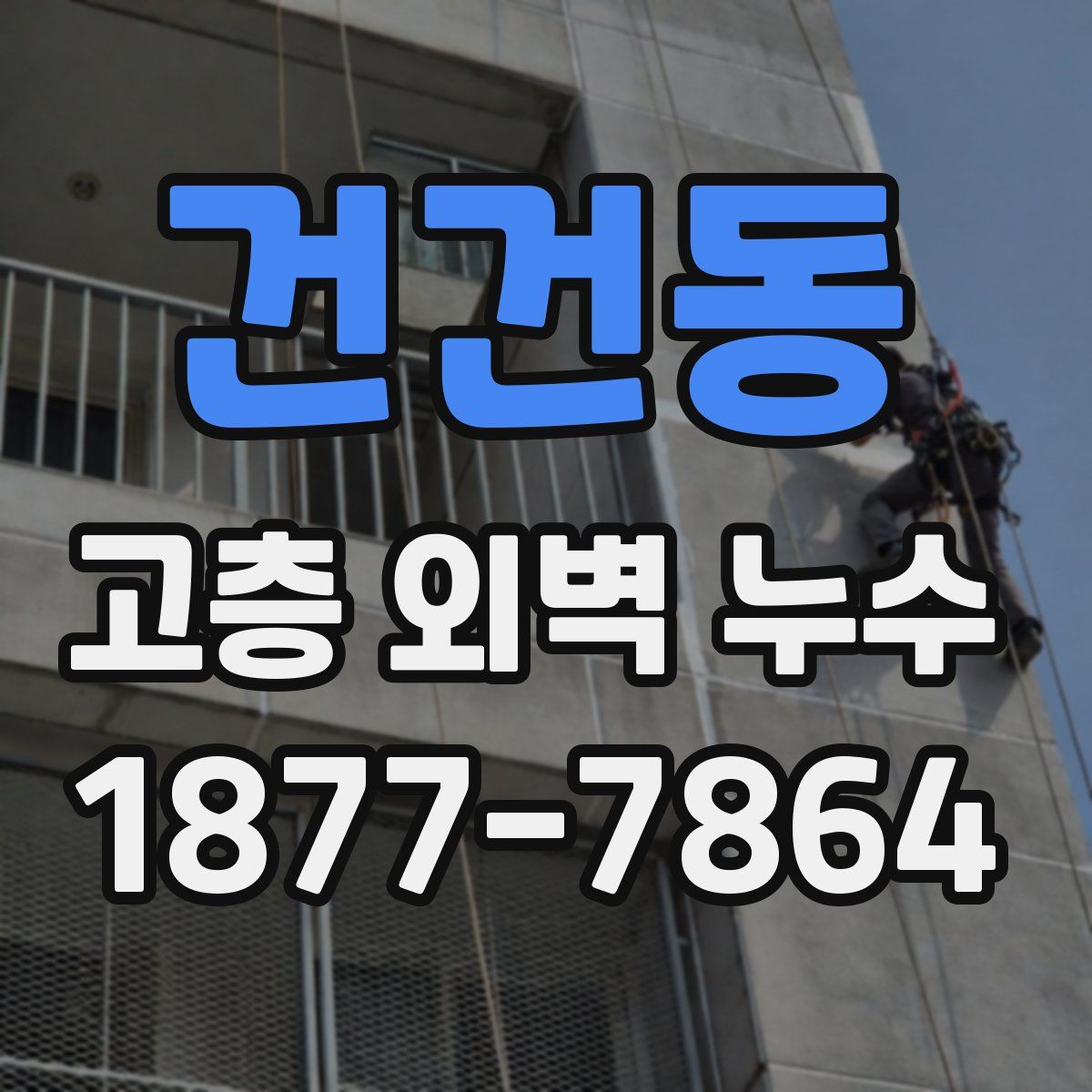 건건동 고층 외벽 누수