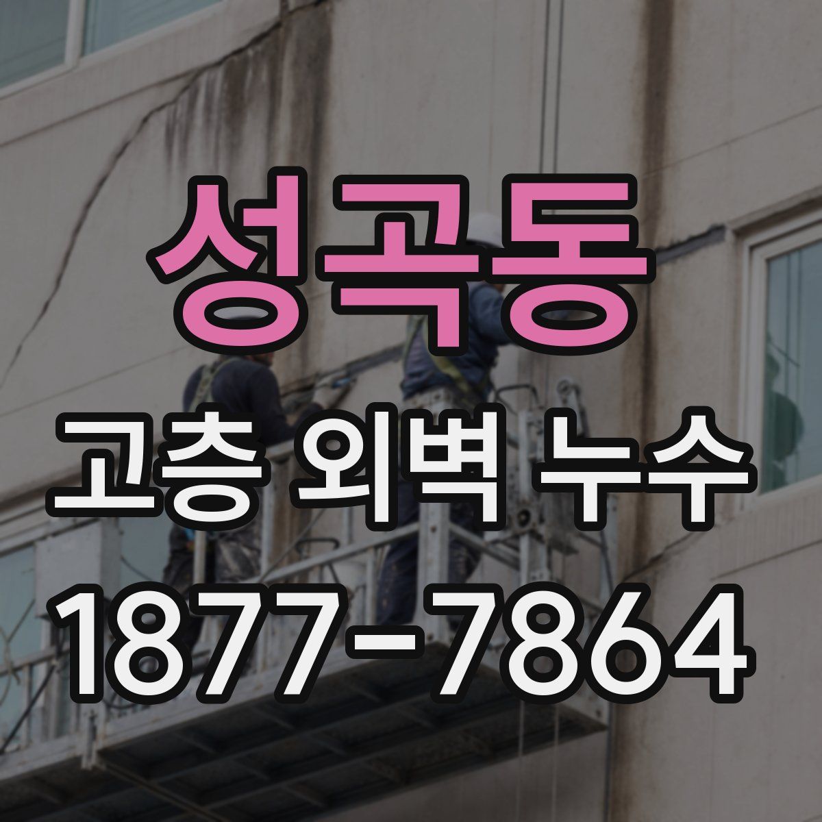 성곡동 고층 외벽 누수
