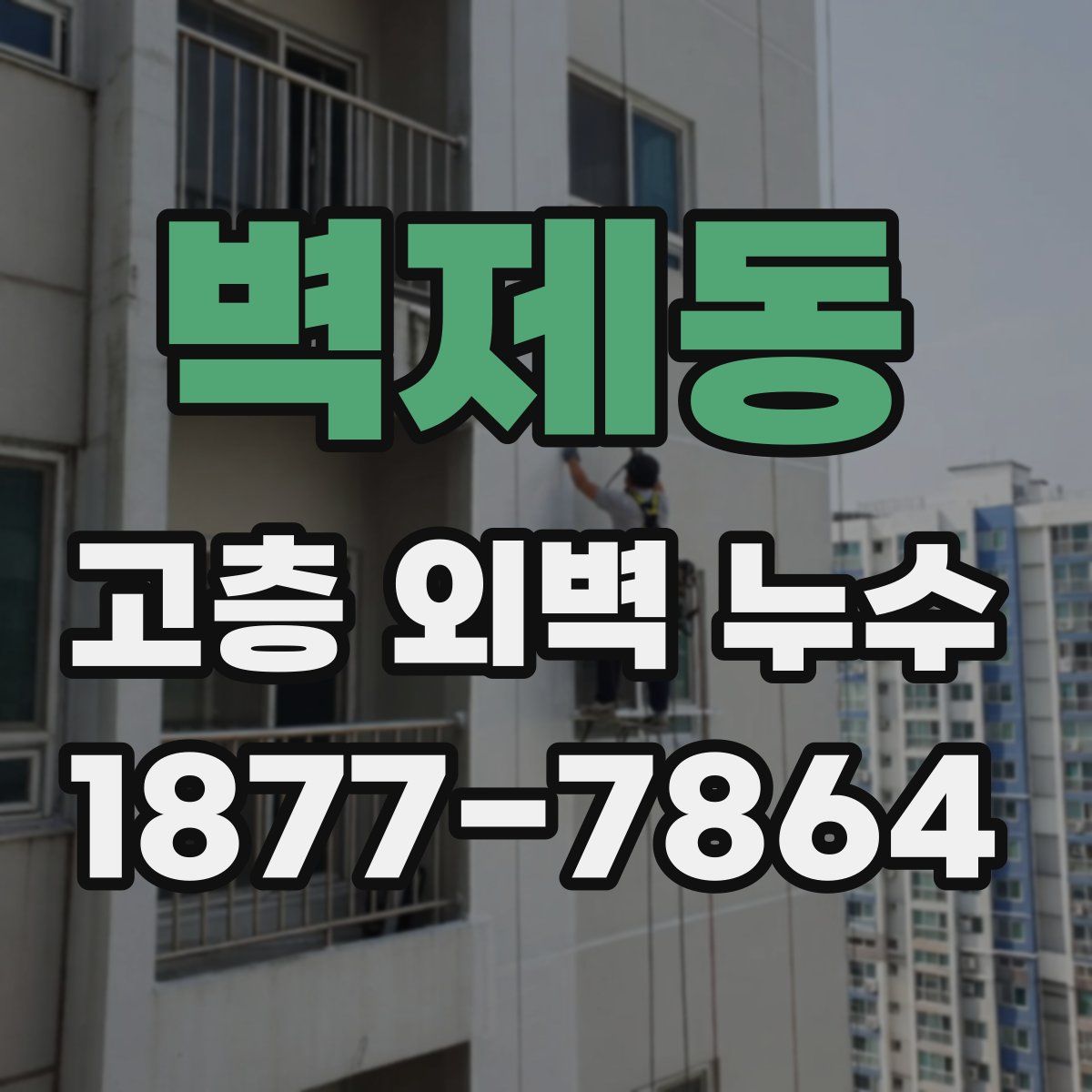 벽제동 고층 외벽 누수