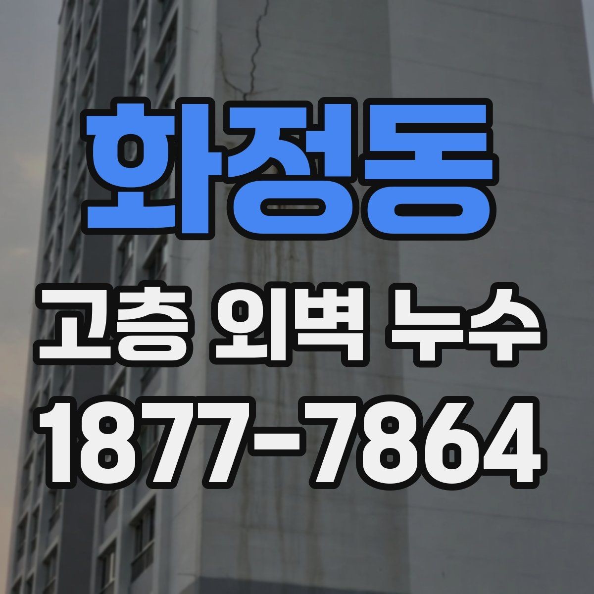화정동 고층 외벽 누수 외관 손상과 내부 피해의 연결