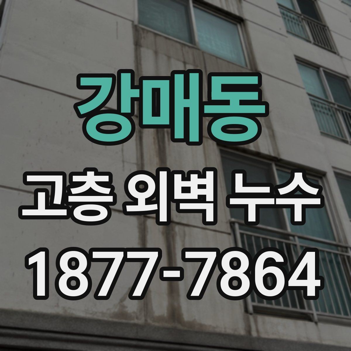 강매동 고층 외벽 누수 문제를 미리 줄이는 점검 습관