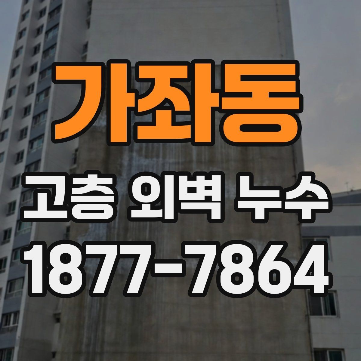 가좌동 고층 외벽 누수 공용부와 세대부 점검 차이