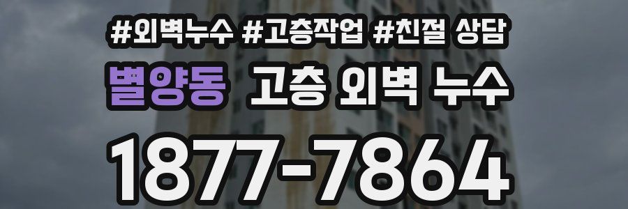 별양동 고층 외벽 누수