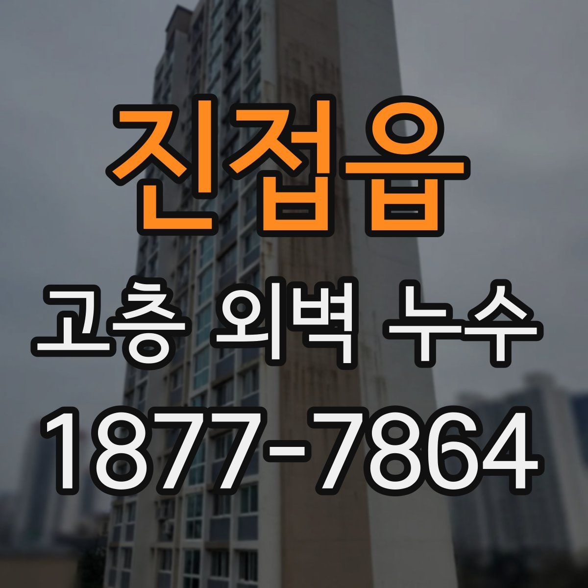 진접읍 고층 외벽 누수