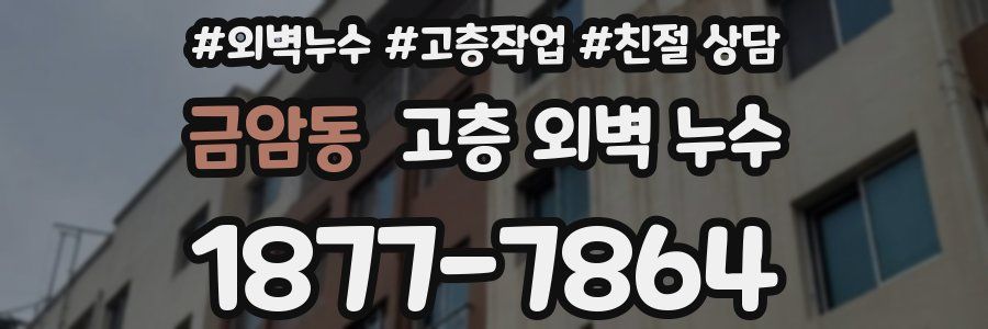 금암동 고층 외벽 누수